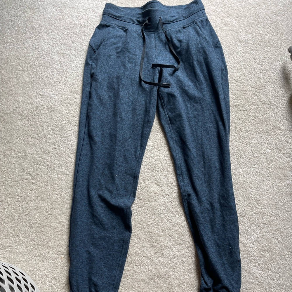 Lululemon rulu joggers, 6, used, heathered navy